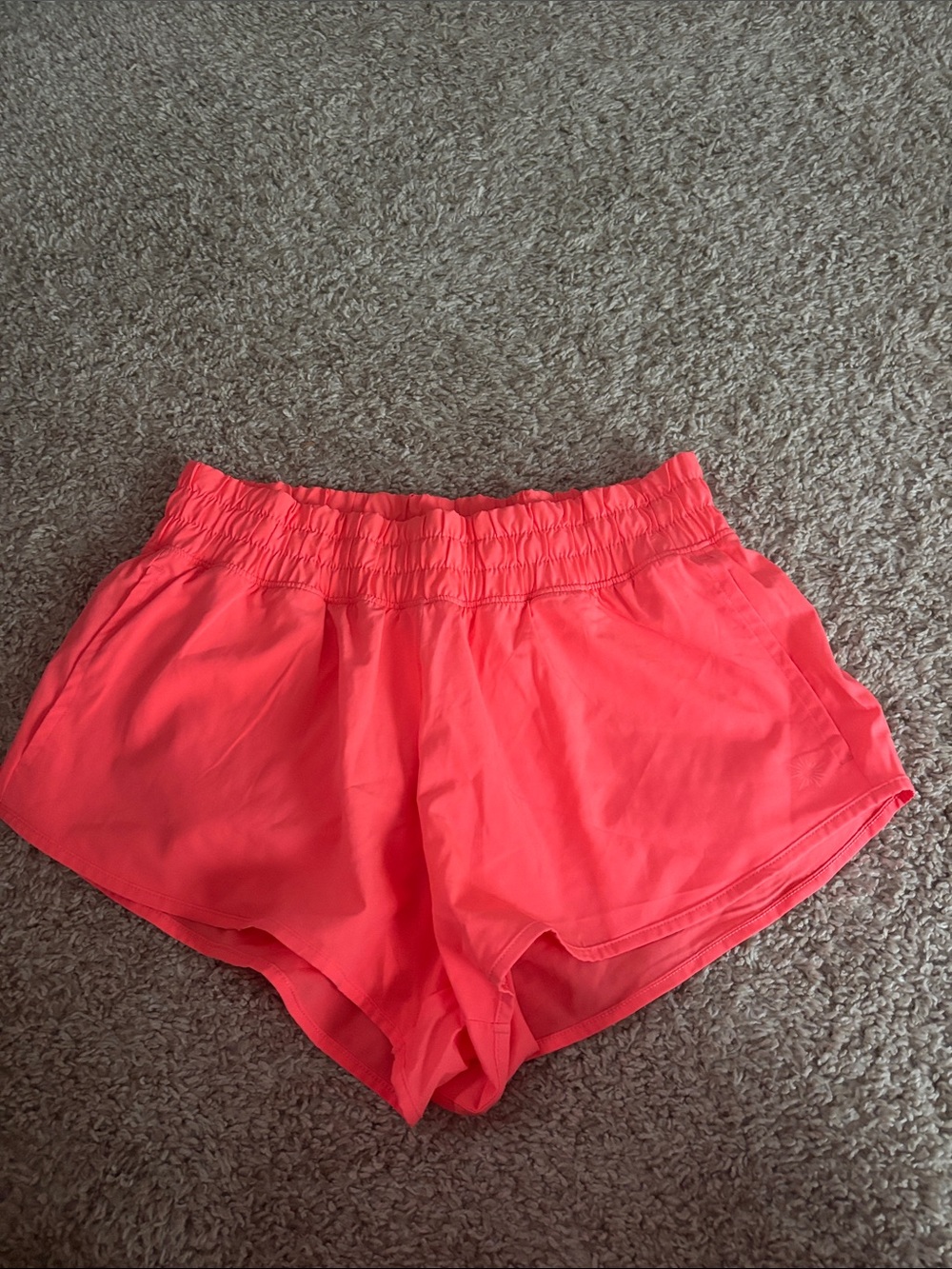 Women’s Neon Coral Athletic Shorts - Aerie size xs
